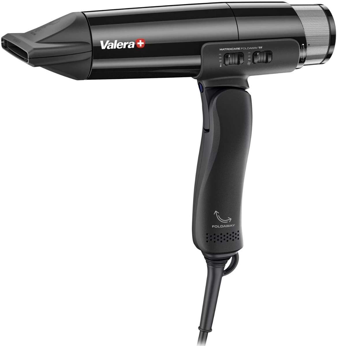 Valera MatrixCare FoldAway TF Night Black 2000W - Hiustenkuivaaja - Musta