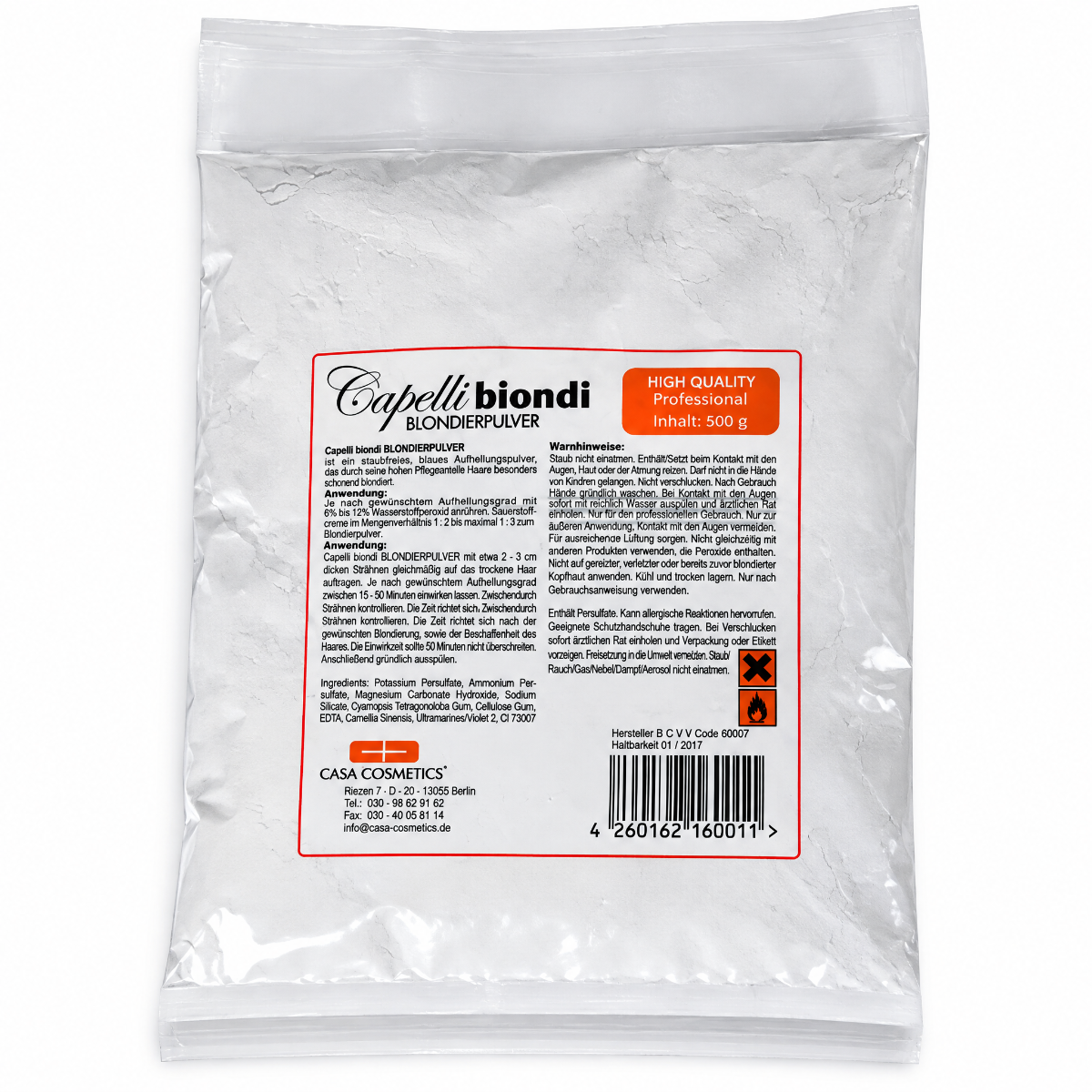Capelli Biondi Kappalli Biondi Vaalennusjauhe White 500 g - Valkaisujauhe - Valkoinen