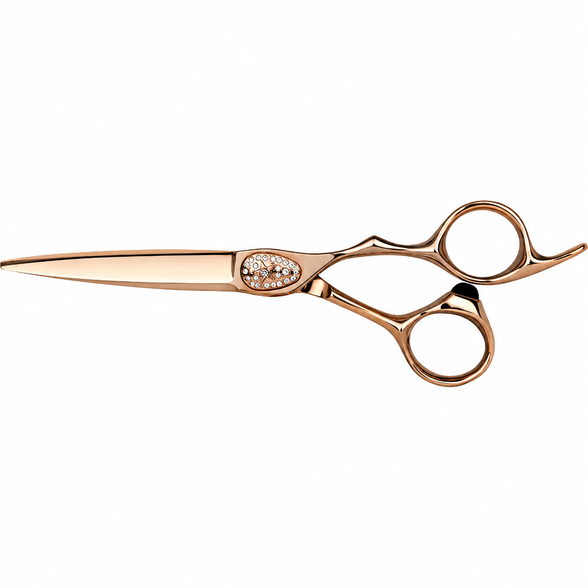 e-kwip+ Primus Pink Gold 5,5'' - Kampaamo-sakset - Vaaleanpunainen