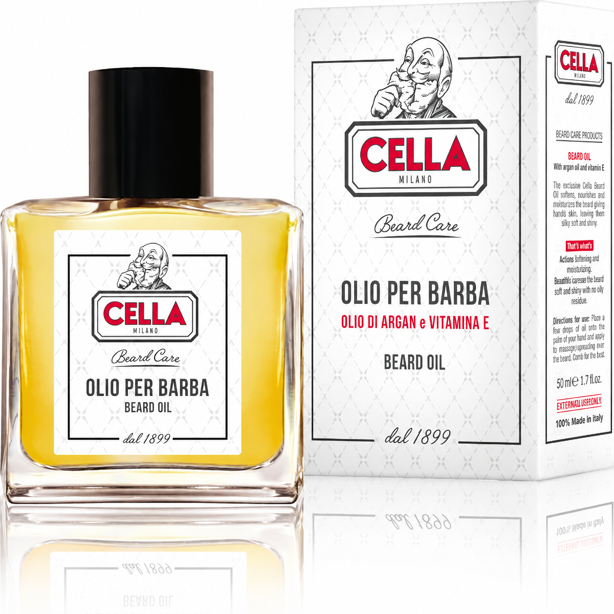 Cella Milano Partaöljy With Argan 50 ml - Parran hoito