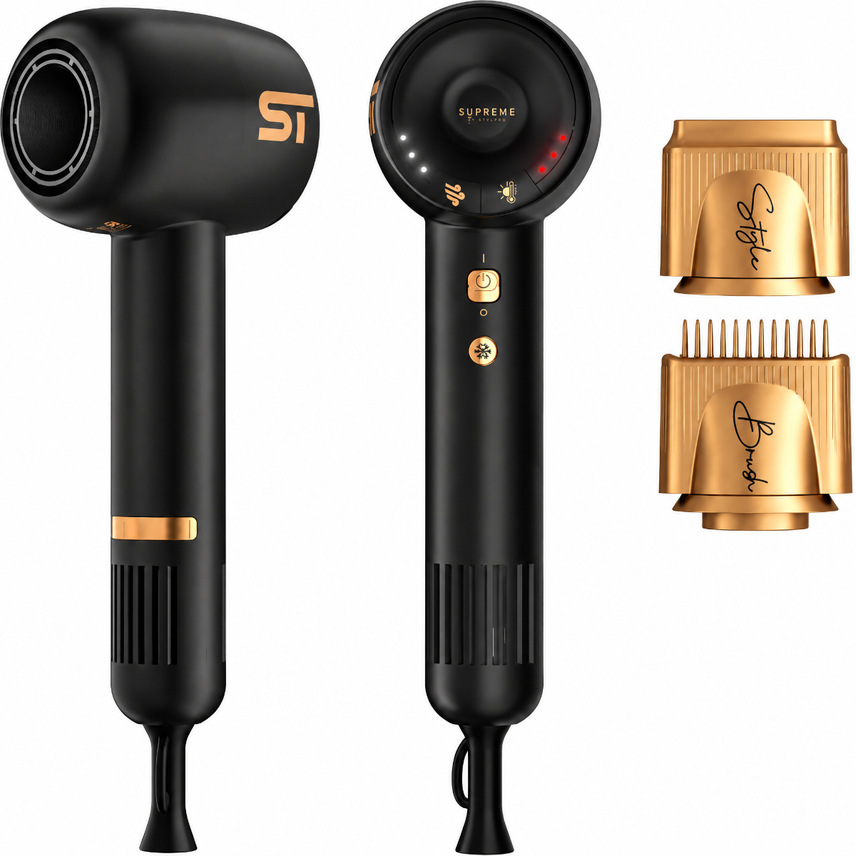 Supreme Trimmer Brushless Motor Hiustenkuivaaja Black - Musta