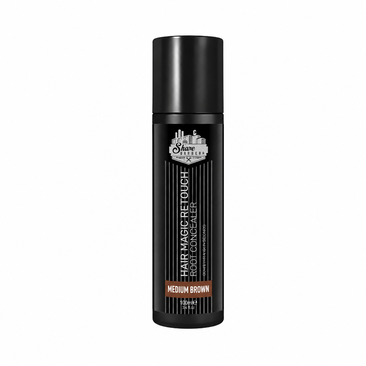 The Shave Factory Magic Retouch Spray Medium Brown 100 ml - Päänahan Peitto & Naamioint - Ruskea