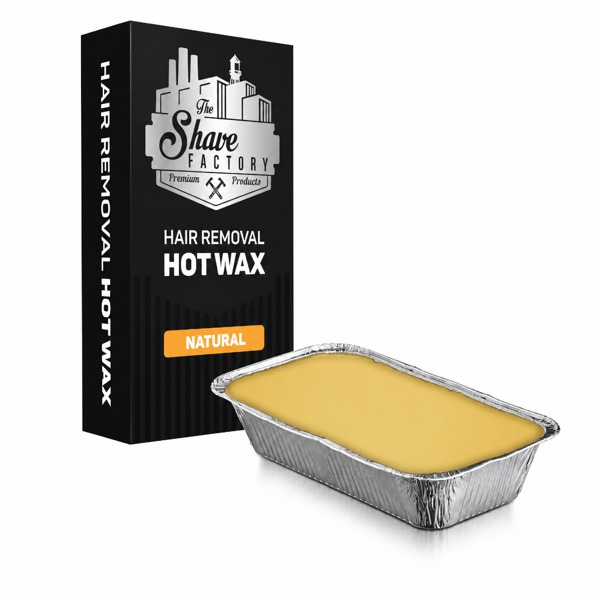 The Shave Factory Karvanpoisto Hot Wax Natural 500g - Karvanpoistovaha