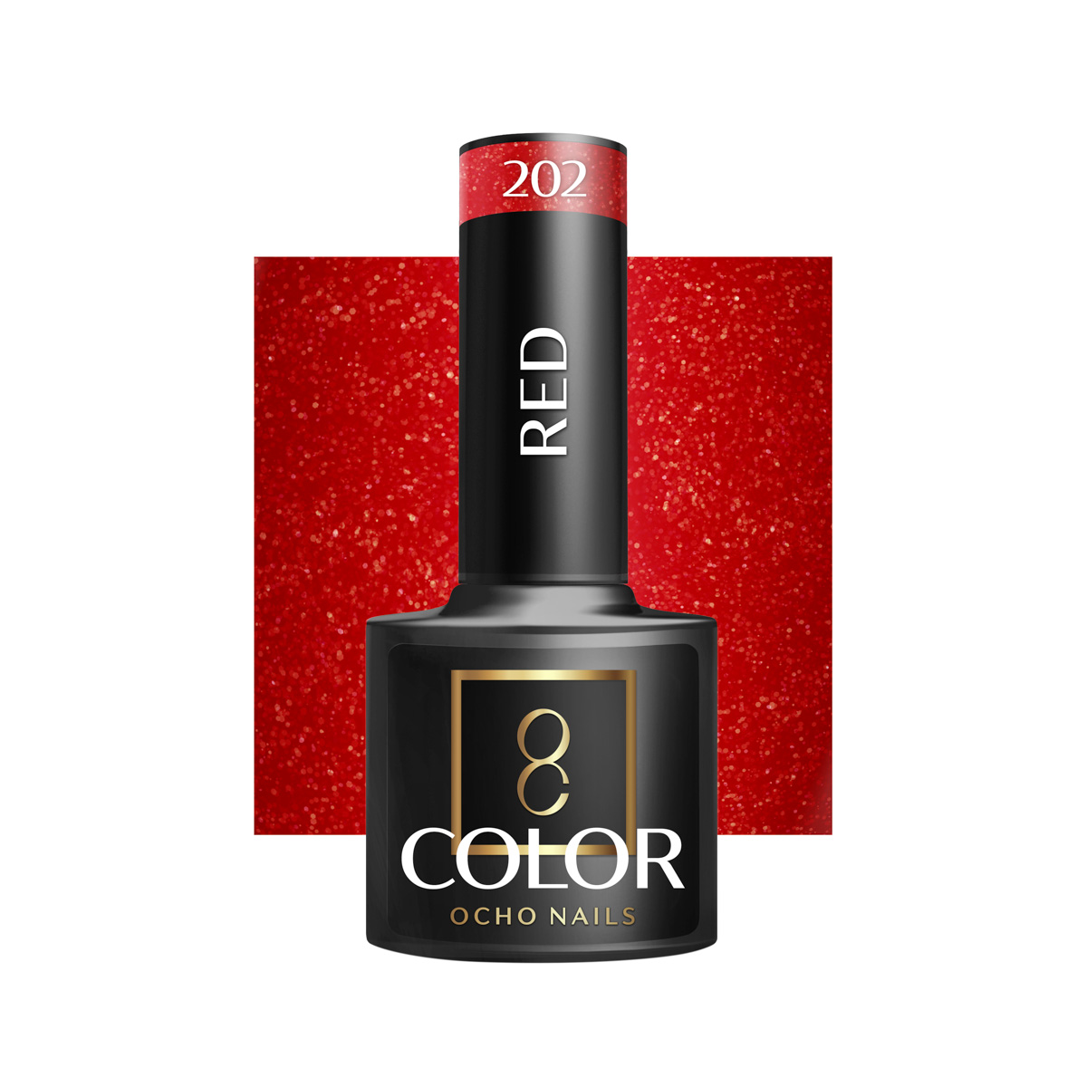 Ocho Nails Hybrid Nail Polish Red 202 5g - Kynsilakka