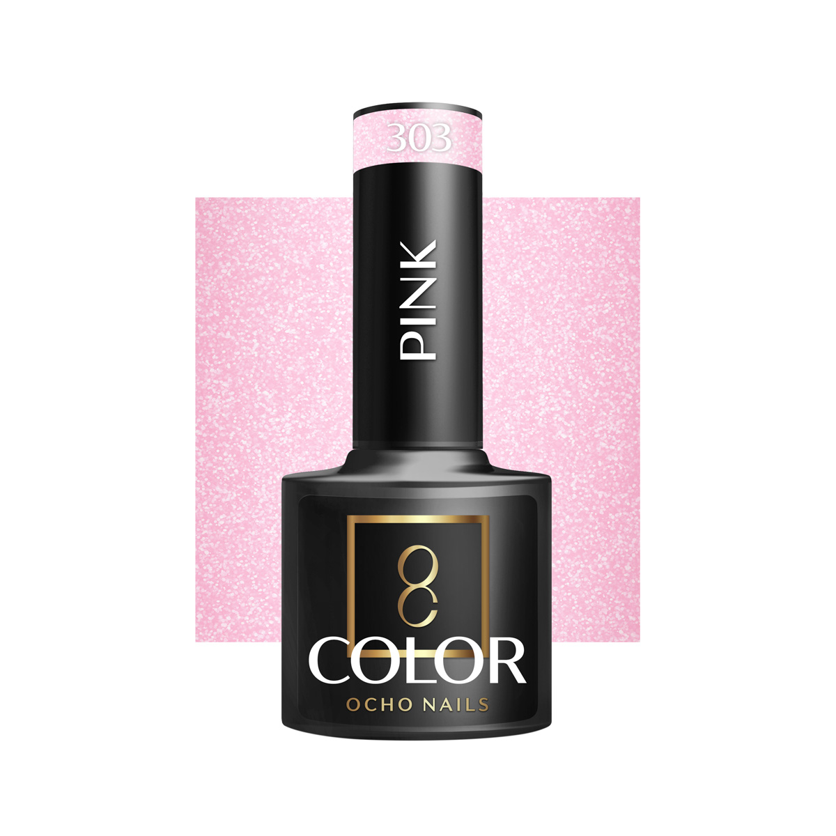 Ocho Nails Hybrid Nail Polish Pink 303 5g - Kynsilakka - Vaaleanpunainen