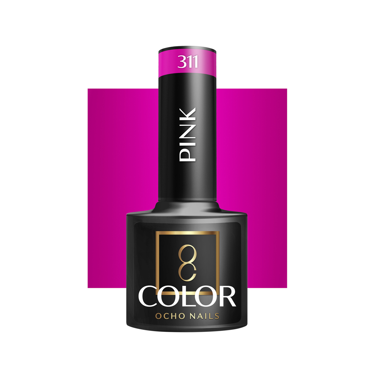 Ocho Nails Hybrid Nail Polish Pink 311 5g - Kynsilakka - Vaaleanpunainen