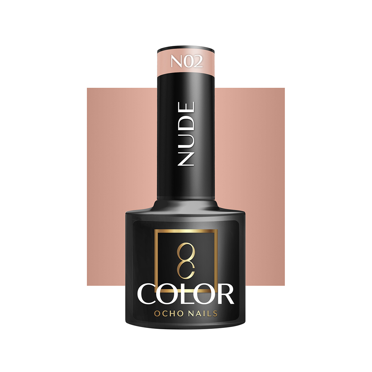 Ocho Nails Hybrid Nail Polish Nude N02 5g - Kynsilakka - Beige