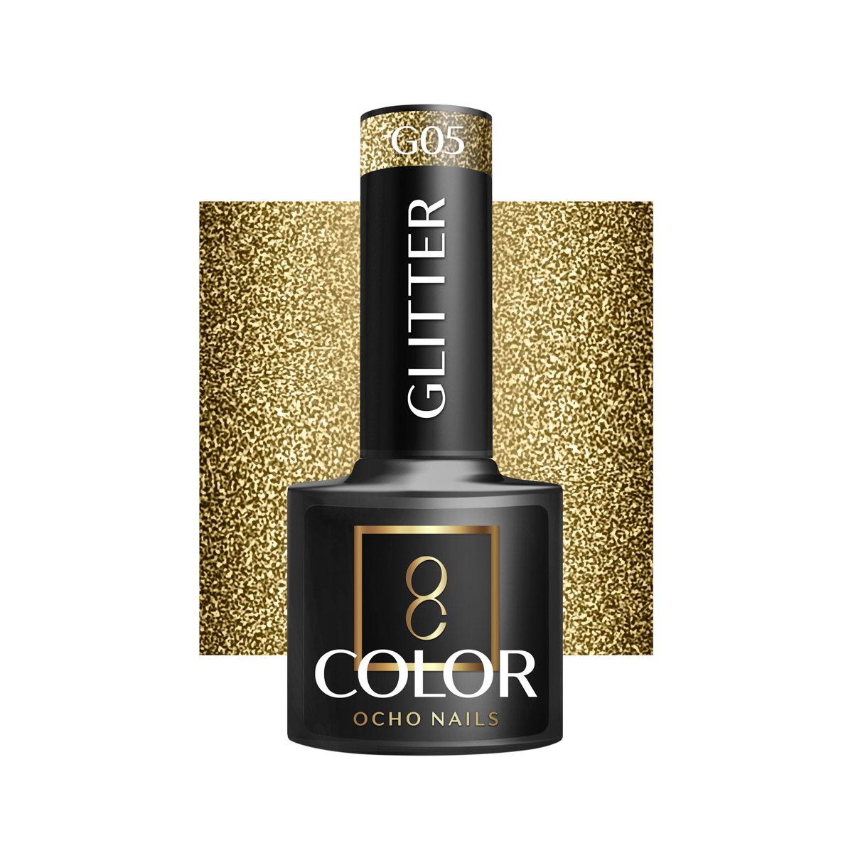 Ocho Nails Hybrid Nail Polish Glitter G05 5g - Kynsilakka