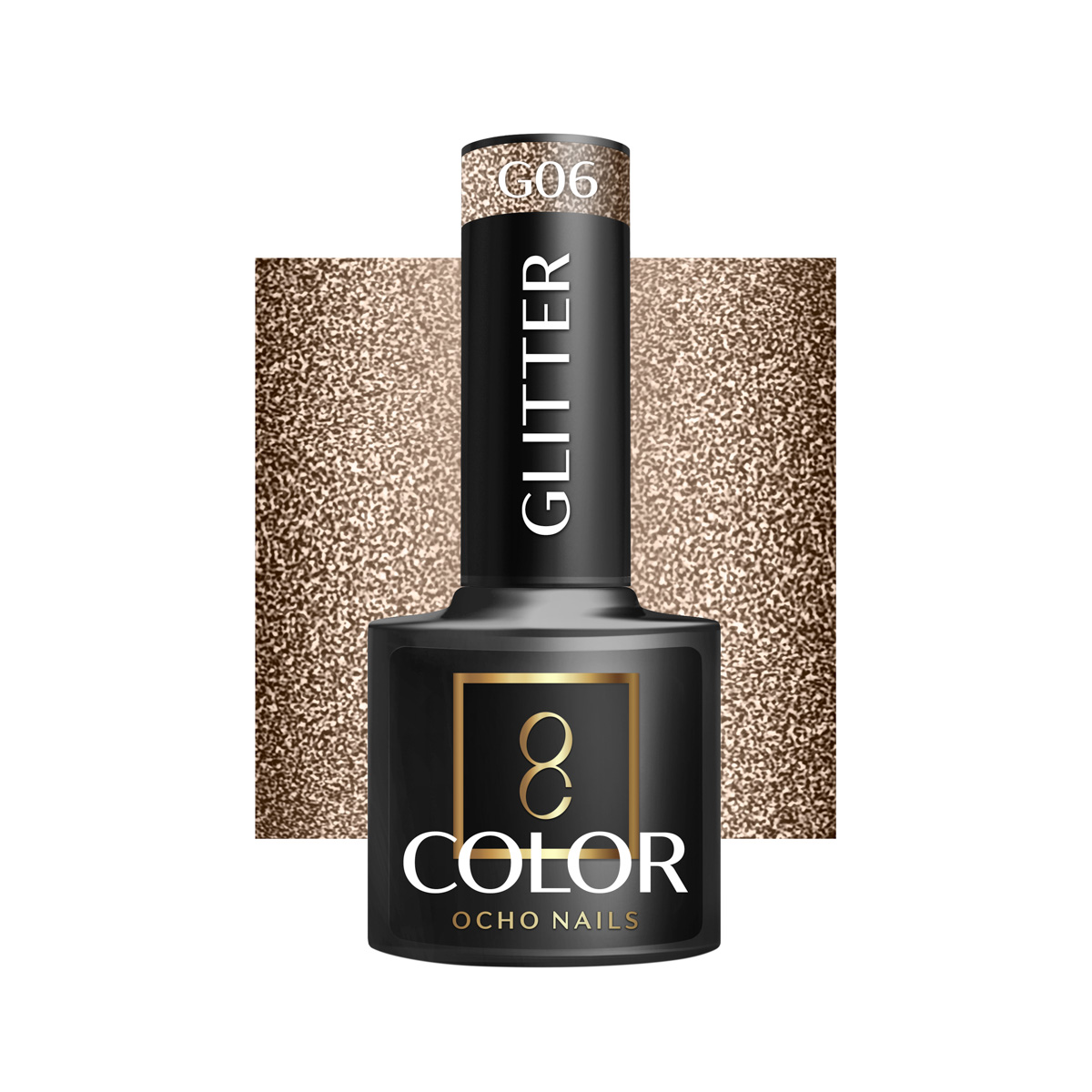 Ocho Nails Hybrid Nail Polish Glitter G06 5g - Kynsilakka
