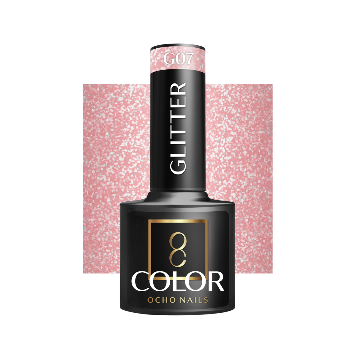 Ocho Nails Hybrid Nail Polish Glitter G07 5g - Kynsilakka