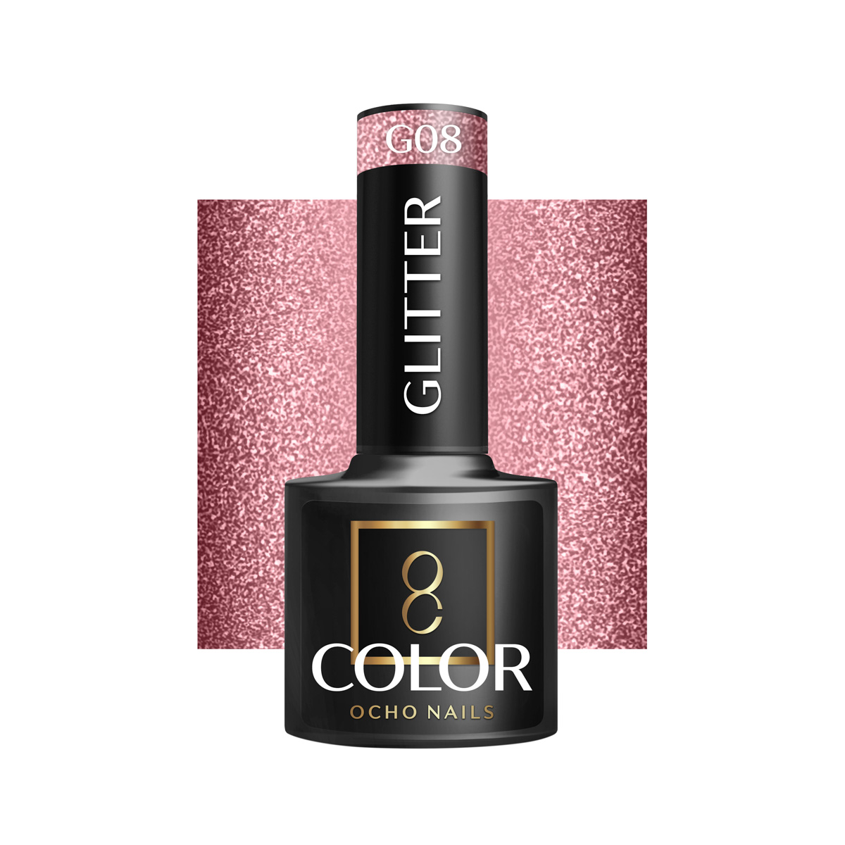Ocho Nails Hybrid Nail Polish Glitter G08 5g - Kynsilakka