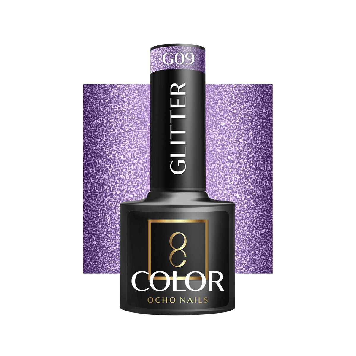 Ocho Nails Hybrid Nail Polish Glitter G09 5g - Kynsilakka