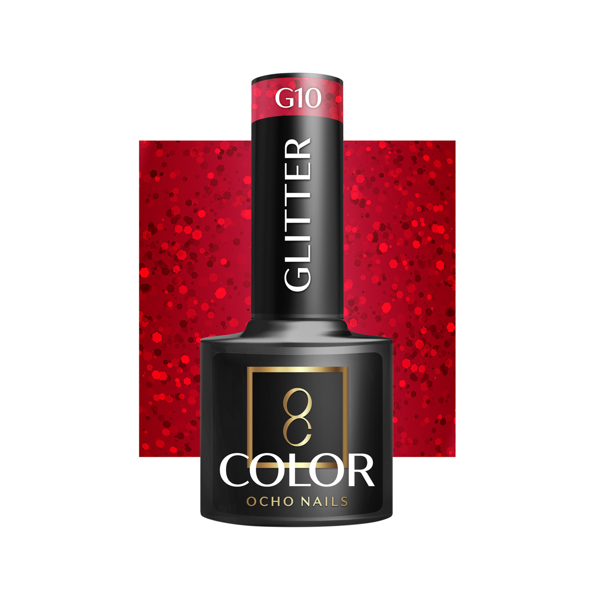 Ocho Nails Hybrid Nail Polish Glitter G10 5g - Kynsilakka