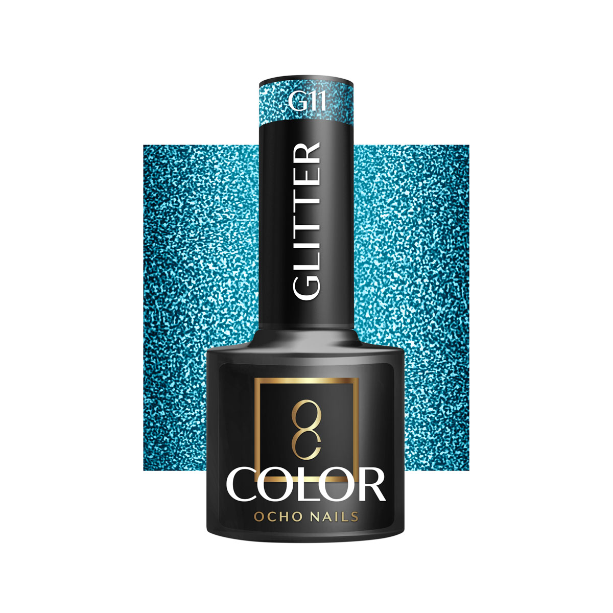 Ocho Nails Hybrid Nail Polish Glitter G11 5g - Kynsilakka