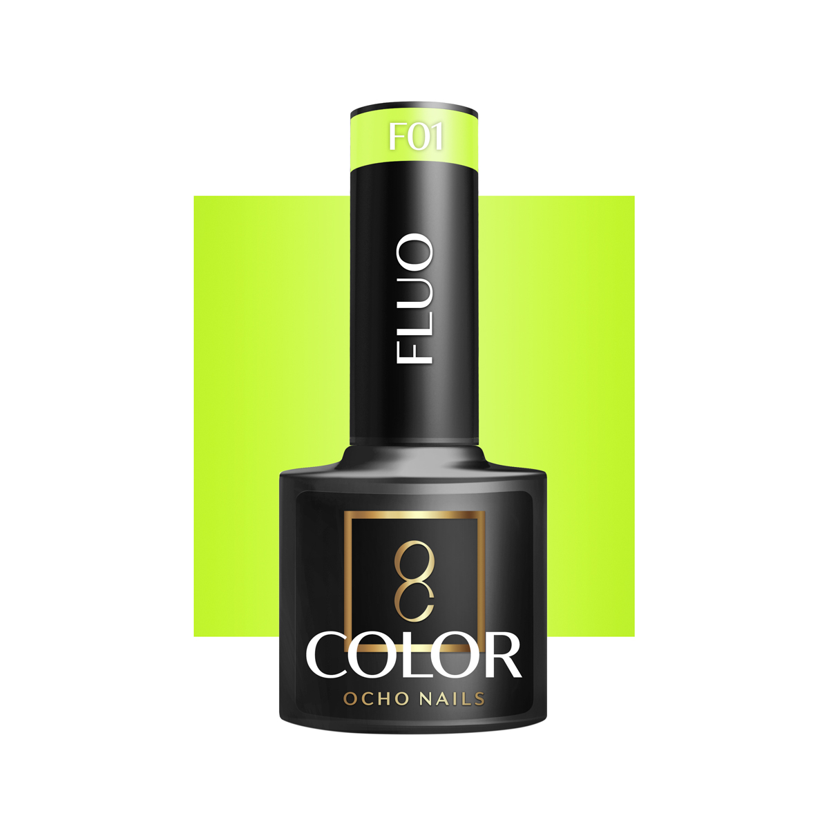 Ocho Nails Hybrid Nail Polish Fluo F01 5g - Kynsilakka