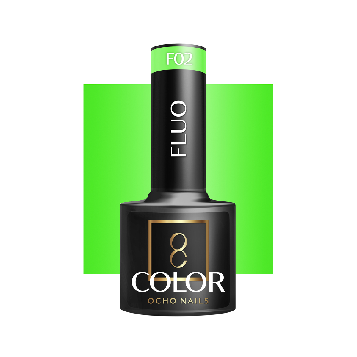Ocho Nails Hybrid Nail Polish Fluo F02 5g - Kynsilakka