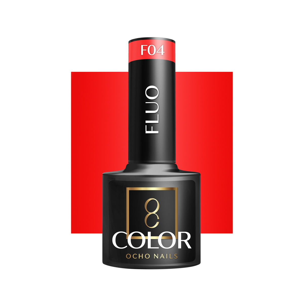 Ocho Nails Hybrid Nail Polish Fluo F04 5g - Kynsilakka