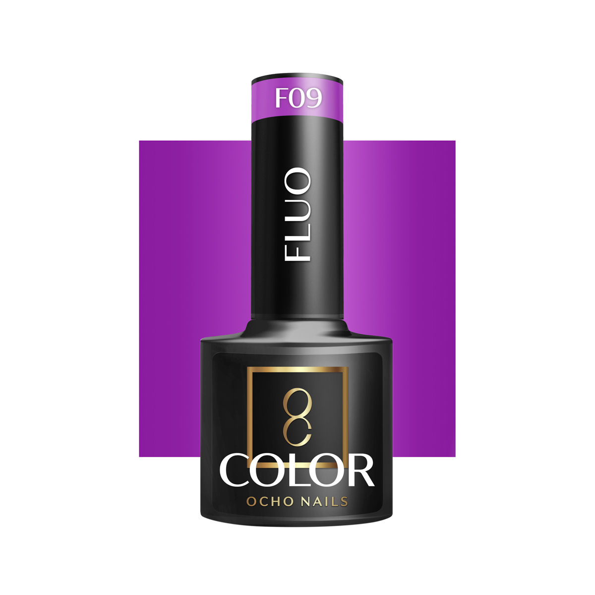 Ocho Nails Hybrid Nail Polish Fluo F09 5g - Kynsilakka