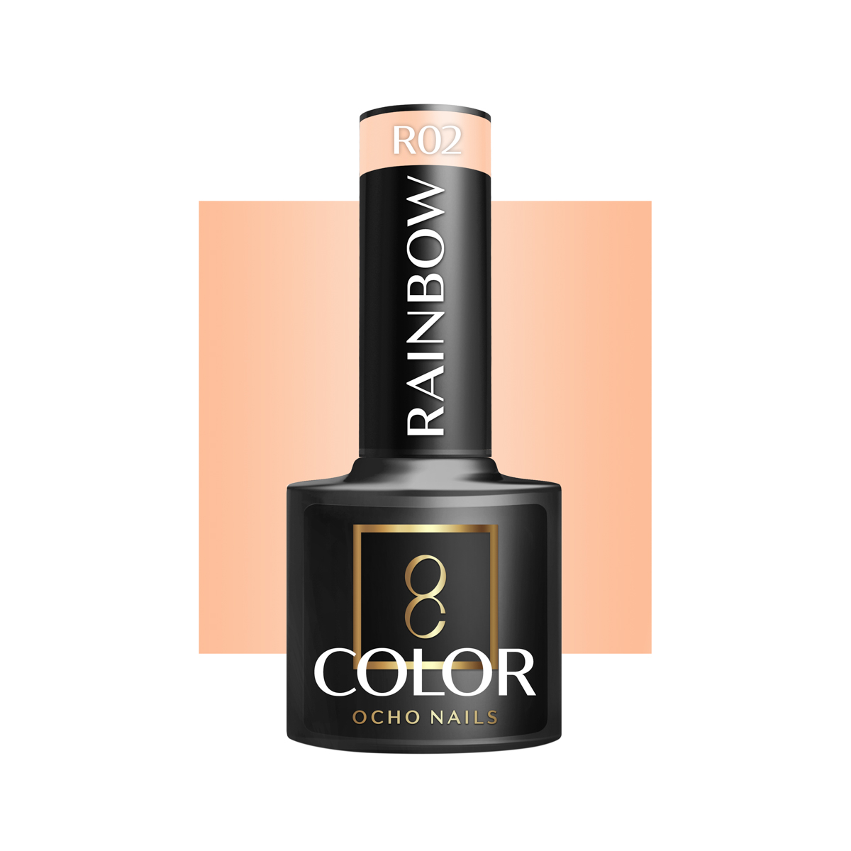Ocho Nails Hybrid Nail Polish Rainbow R02 5g - Kynsilakka