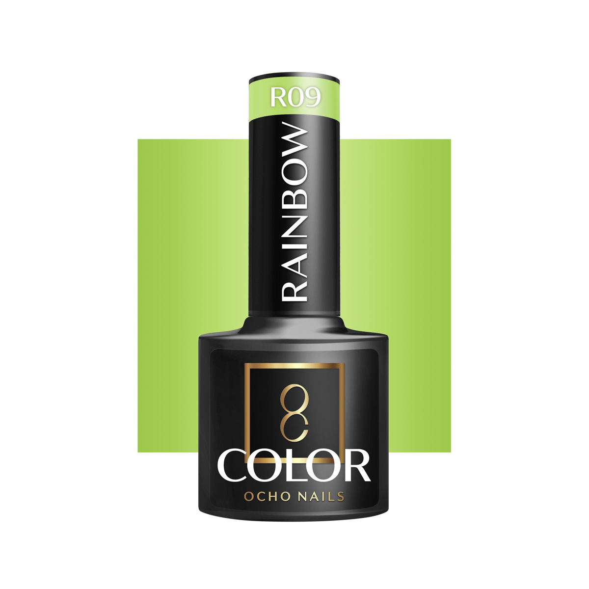 Ocho Nails Hybrid Nail Polish Rainbow R09 5g - Kynsilakka