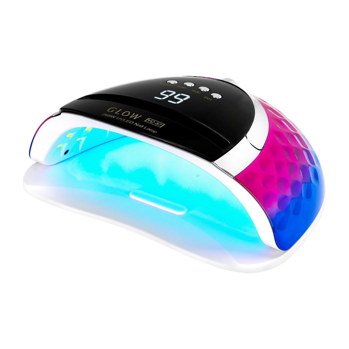 Gabbiano Glow UV LED Lamp YC57 RN Blue Pink 268W - UV-lamput - Limenvihreä