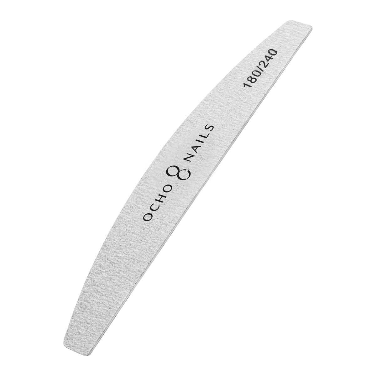 Ocho Nails Half Moon Slim File 180/240 1 Pcs Safe Pack - Kynsien tarvikkeet