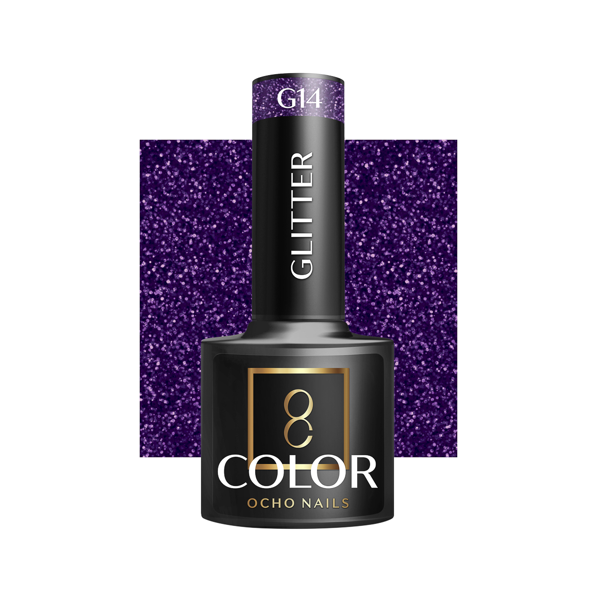 Ocho Nails Hybrid Nail Polish Glitter G14 5g - Kynsilakka
