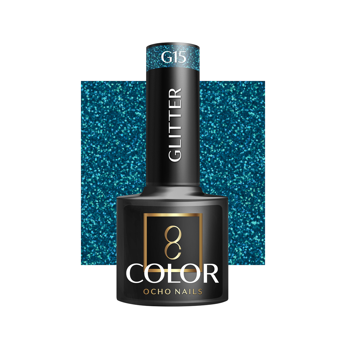 Ocho Nails Hybrid Nail Polish Glitter G15 5g - Kynsilakka