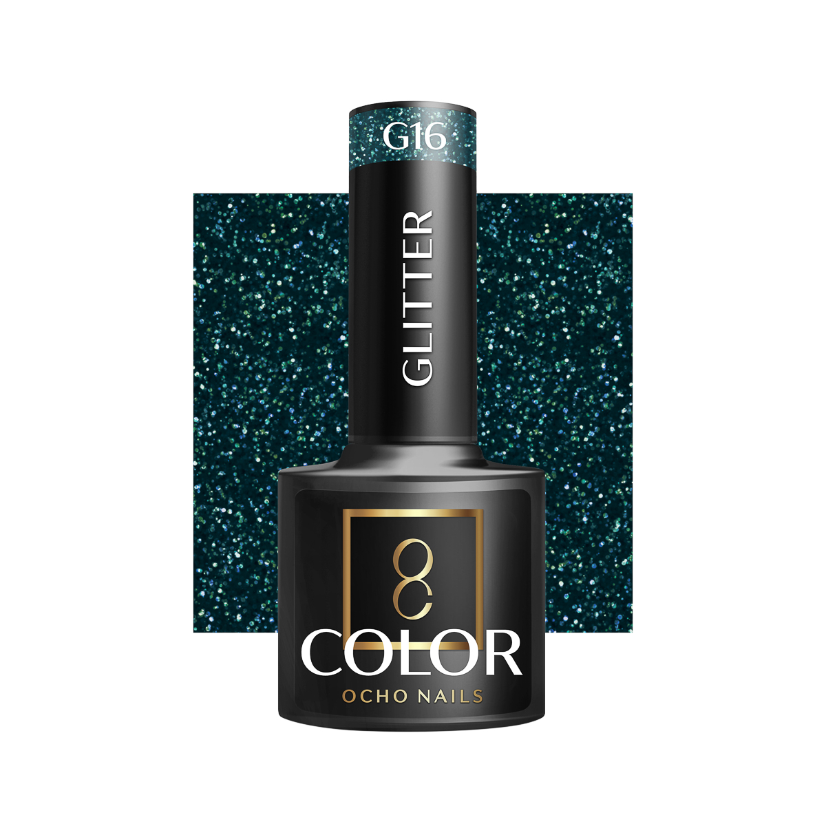 Ocho Nails Hybrid Nail Polish Glitter G16 5g - Kynsilakka