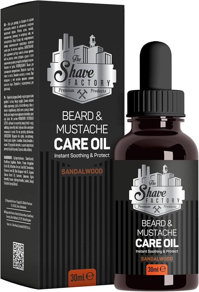 The Shave Factory Sandalwood Partaöljy 30 ml - Parran hoito