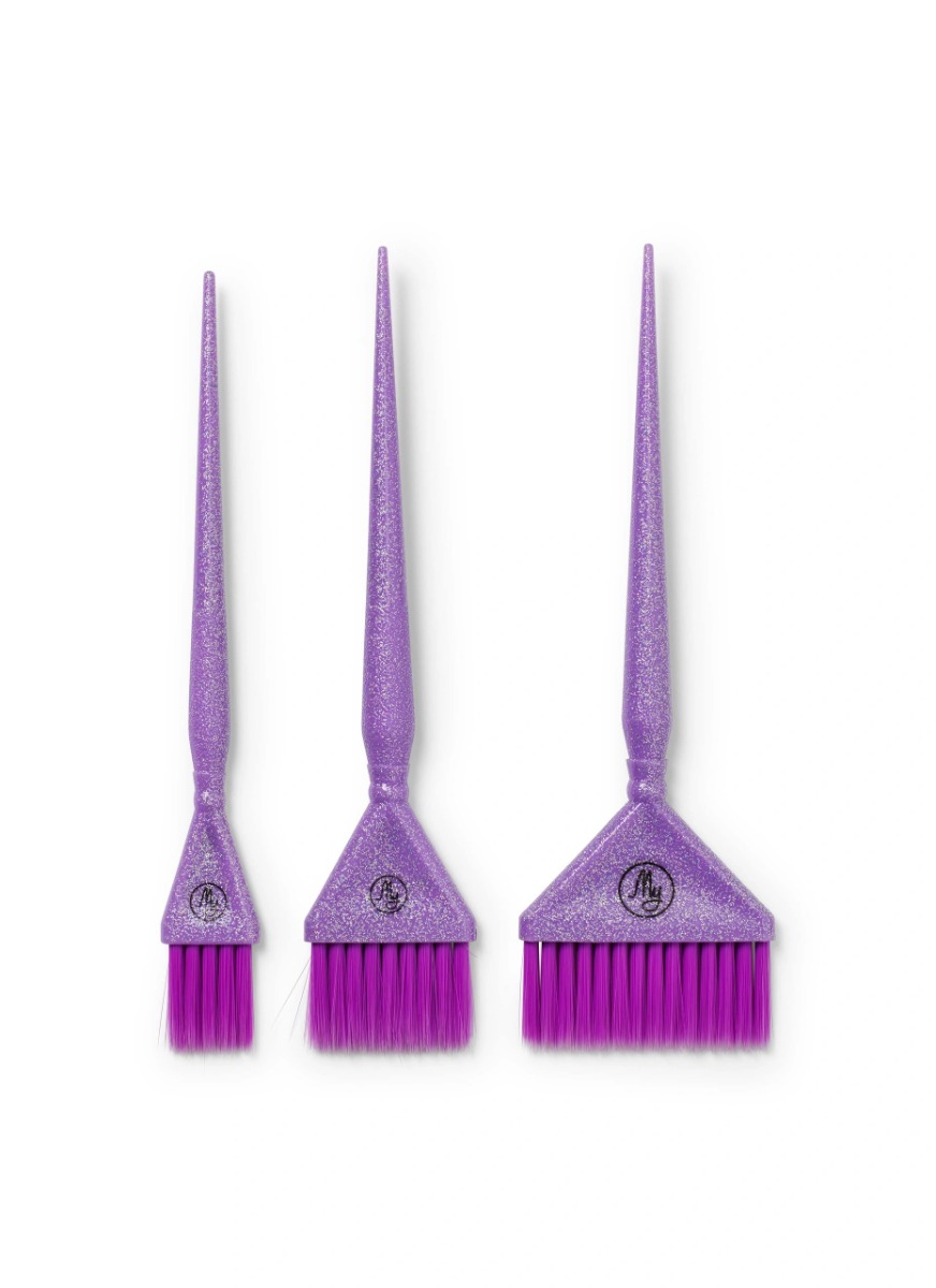 My Professional Lavender Glitter Värisivellin Set - Värilliset siveltimet