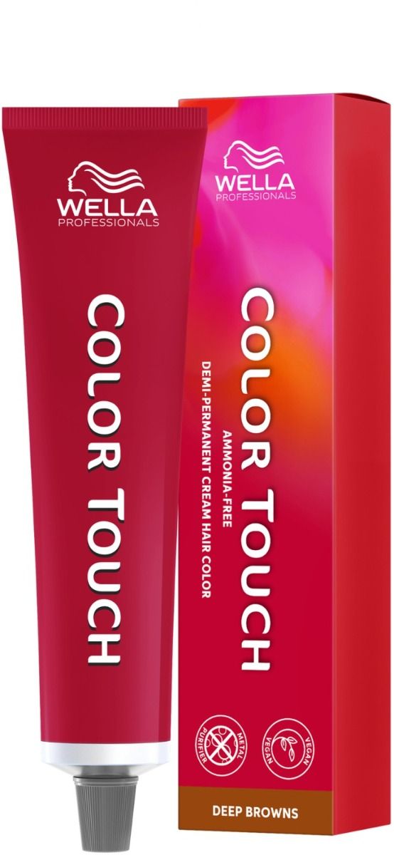 Wella Professionals Wella Color Touch Deep Browns Light Brown Brown Ash 5/71 60 ml - Huuhtele värit - Ruskea