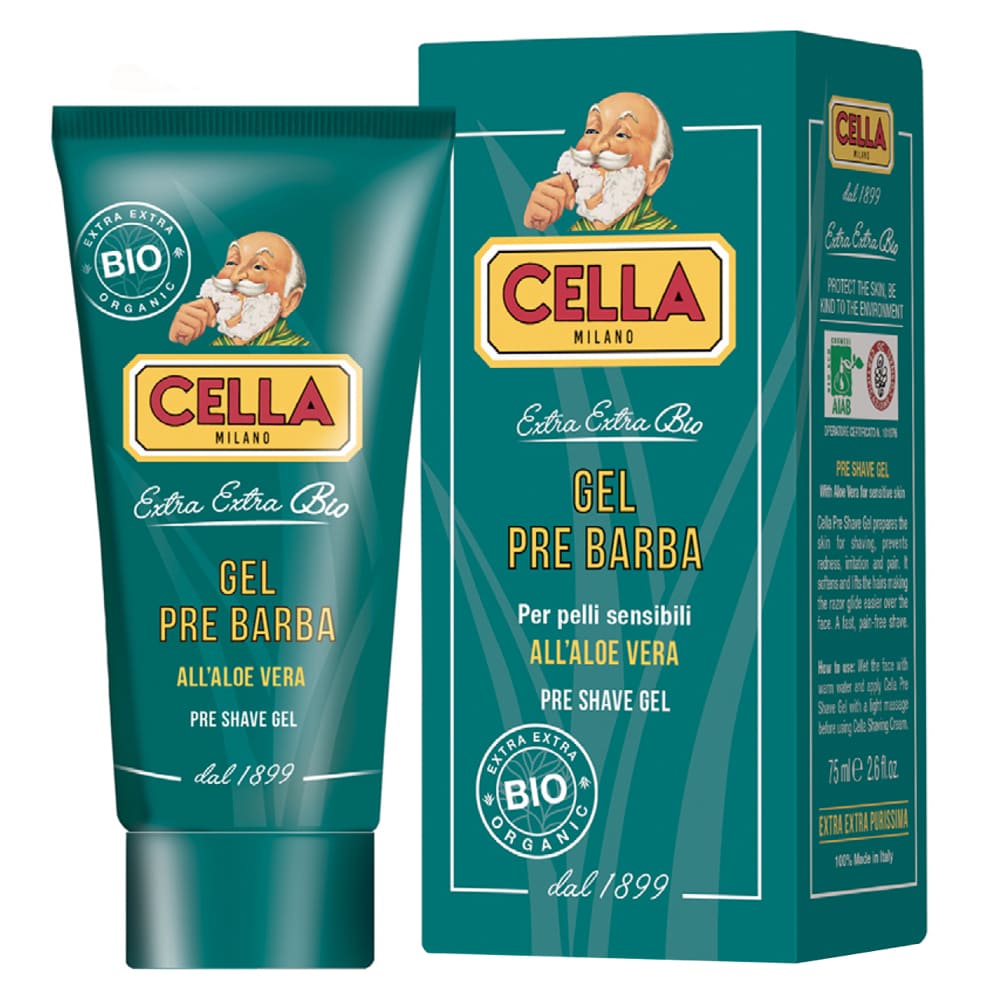 Cella Milano Pre Shave Gel Organic 75 ml - Parran hoito