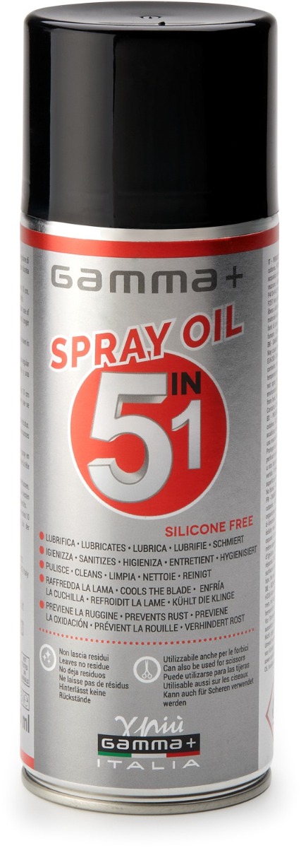 Gamma+ Spray Oil 5in1 400 ml - Desinfiointi & Öljy