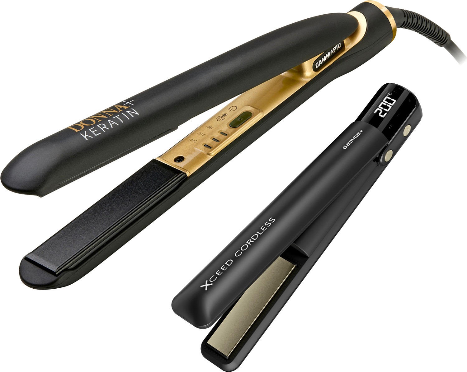 Gamma+ Donna Keratin Xceed Cordless - Tasainen rauta