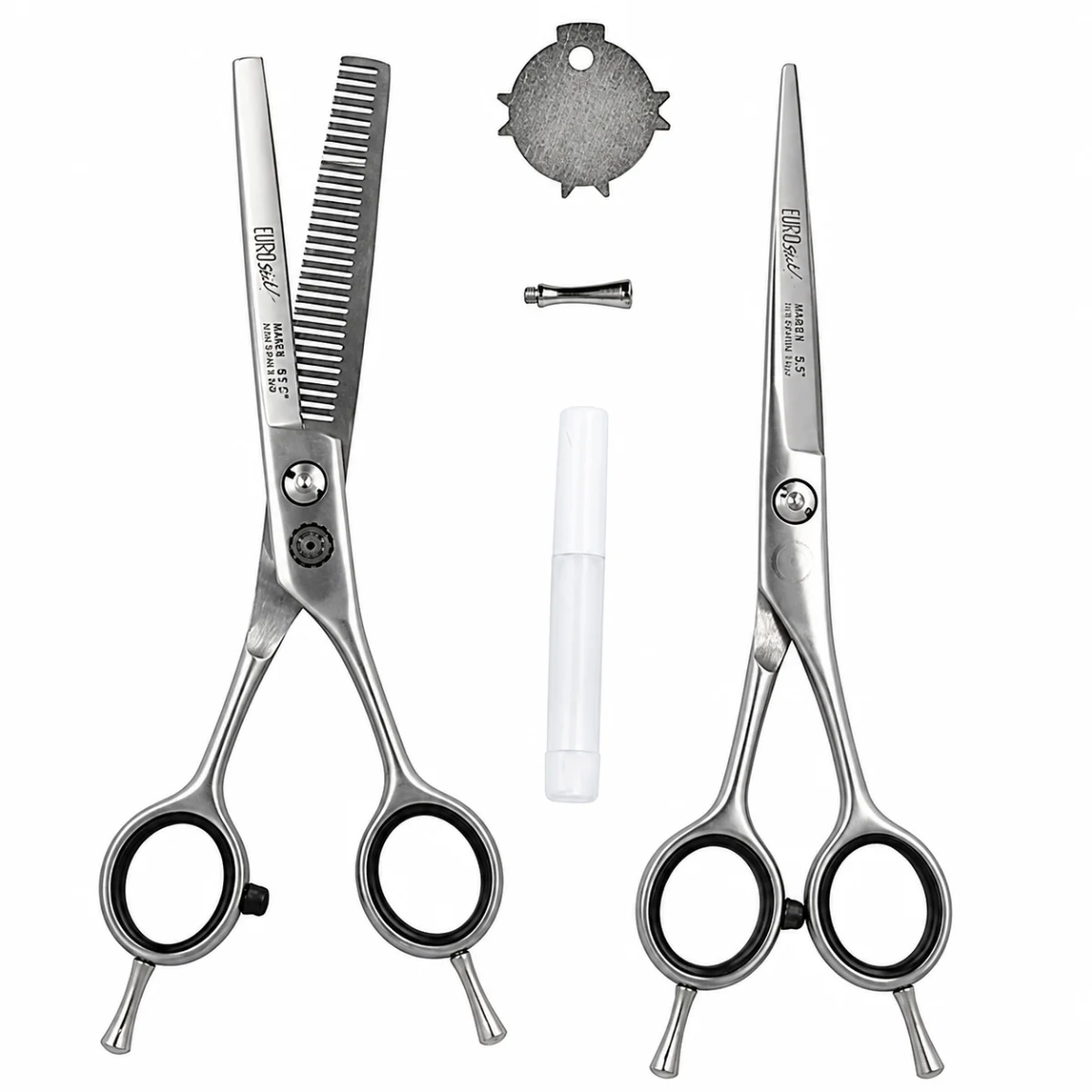Eurostil Flash Case 2 Cutting And Sculpting Scissors 5.5" - Kampaamosaksisetti
