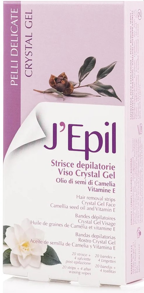 XANIPRO J'Epil Facial Crystal Gel Depilatory Strips - Karvanpoistotarvikkeet