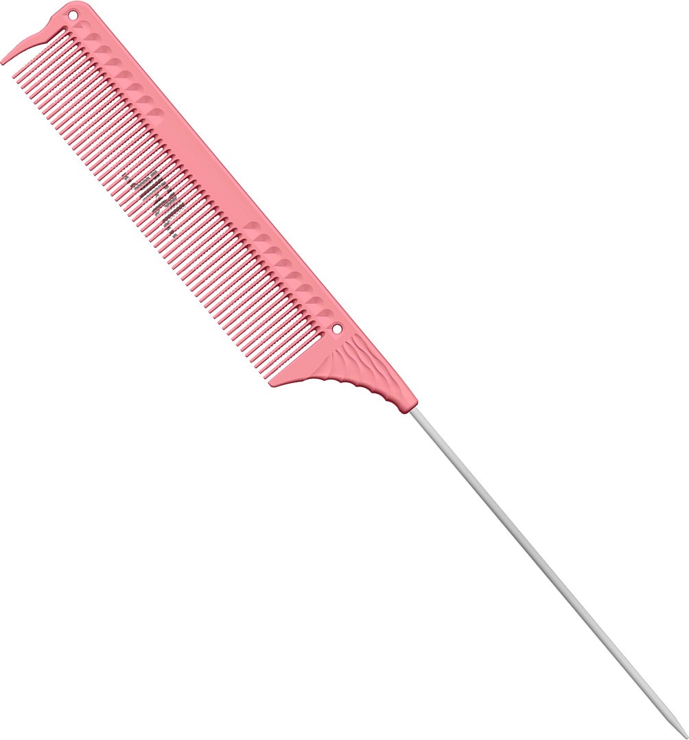 JRL Professional Pin Piikkikampa Pink 22,4 cm - Vihje & Irrotuskampa - Vaaleanpunainen