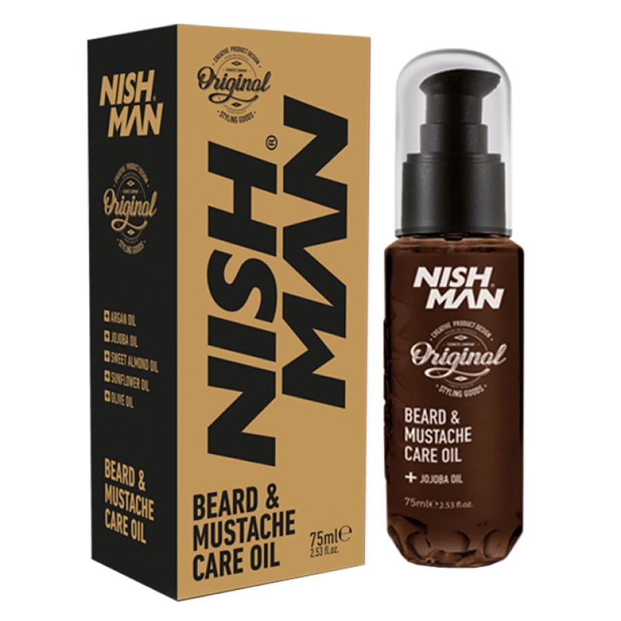 Nishman Beard And Mustache Care Oil 75 ml - Parran hoito