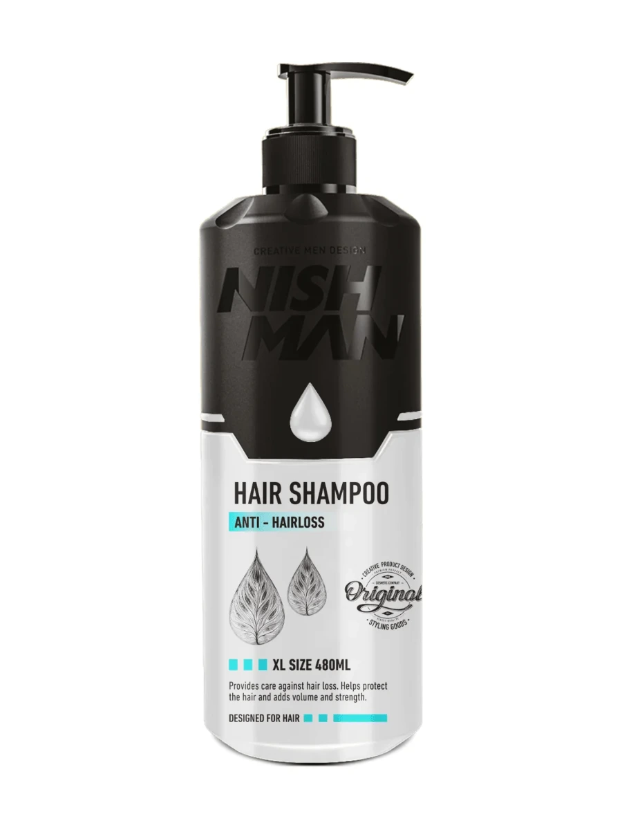 Nishman Hair Shampoo Anti Hairloss 480 ml