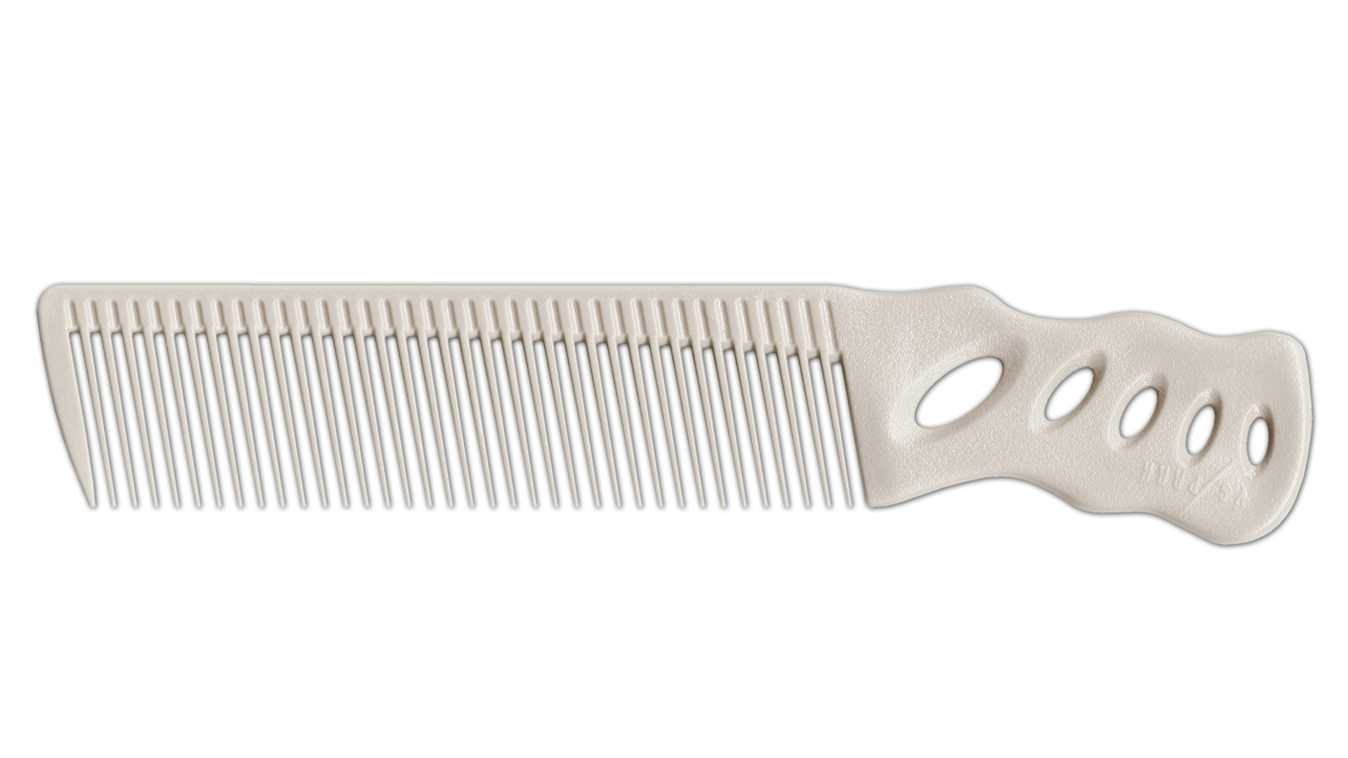 YS Park Flex Barber Comb No.208 White - Käsittele kammat - Valkoinen